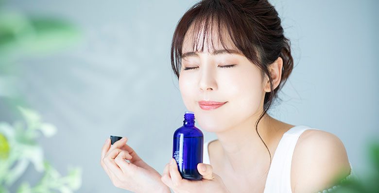 スキンケア製品の「五感」がもたらす効果
